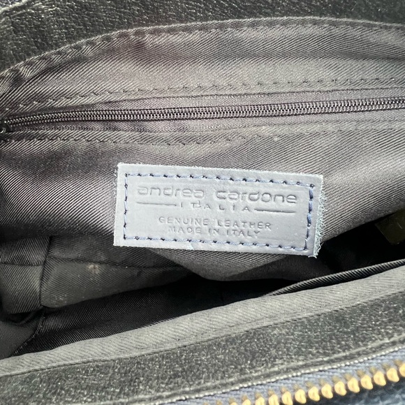 Leather Bag By Andrea Cardone. - Picture 3 of 3